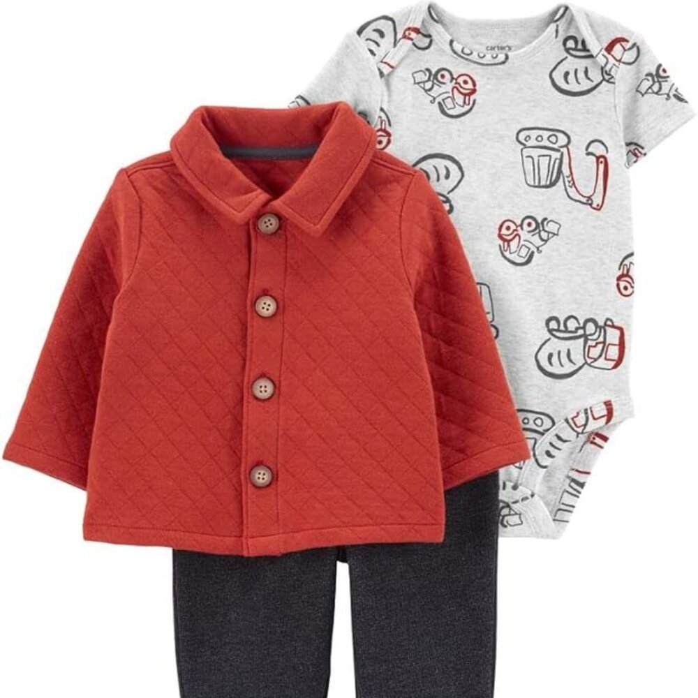 Carter's 3 piece cardigan set NWT